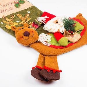 Носок для подарка Santa&Deer