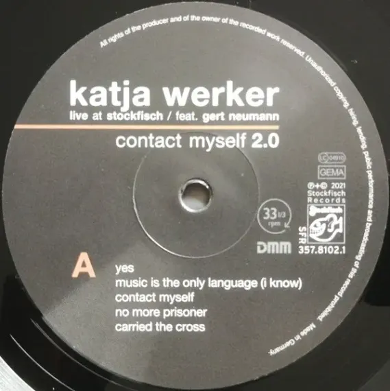 Katja Werker - Contact Myself 2.0 LP