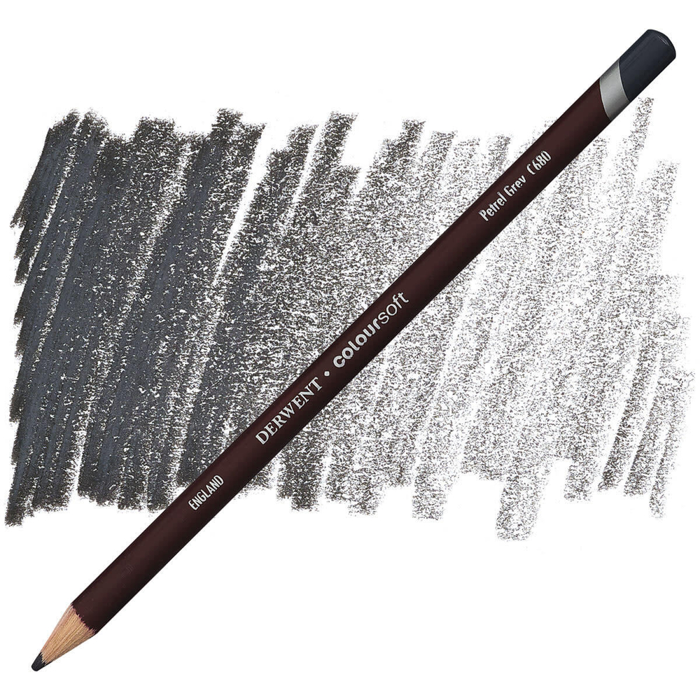 Derwent Coloursoft. C680 Petrel Grey