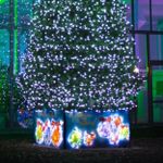 подиум световой для уличной елки высокой