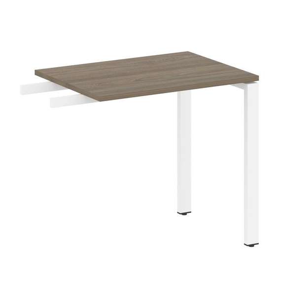 Metal System Приставной элемент на П-образном м/к БП.ПР-2 Вяз Благородный/Металл Белый 800*600*750