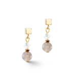 Серьги Coeur de Lion Grey-Gold 4345/21-1216