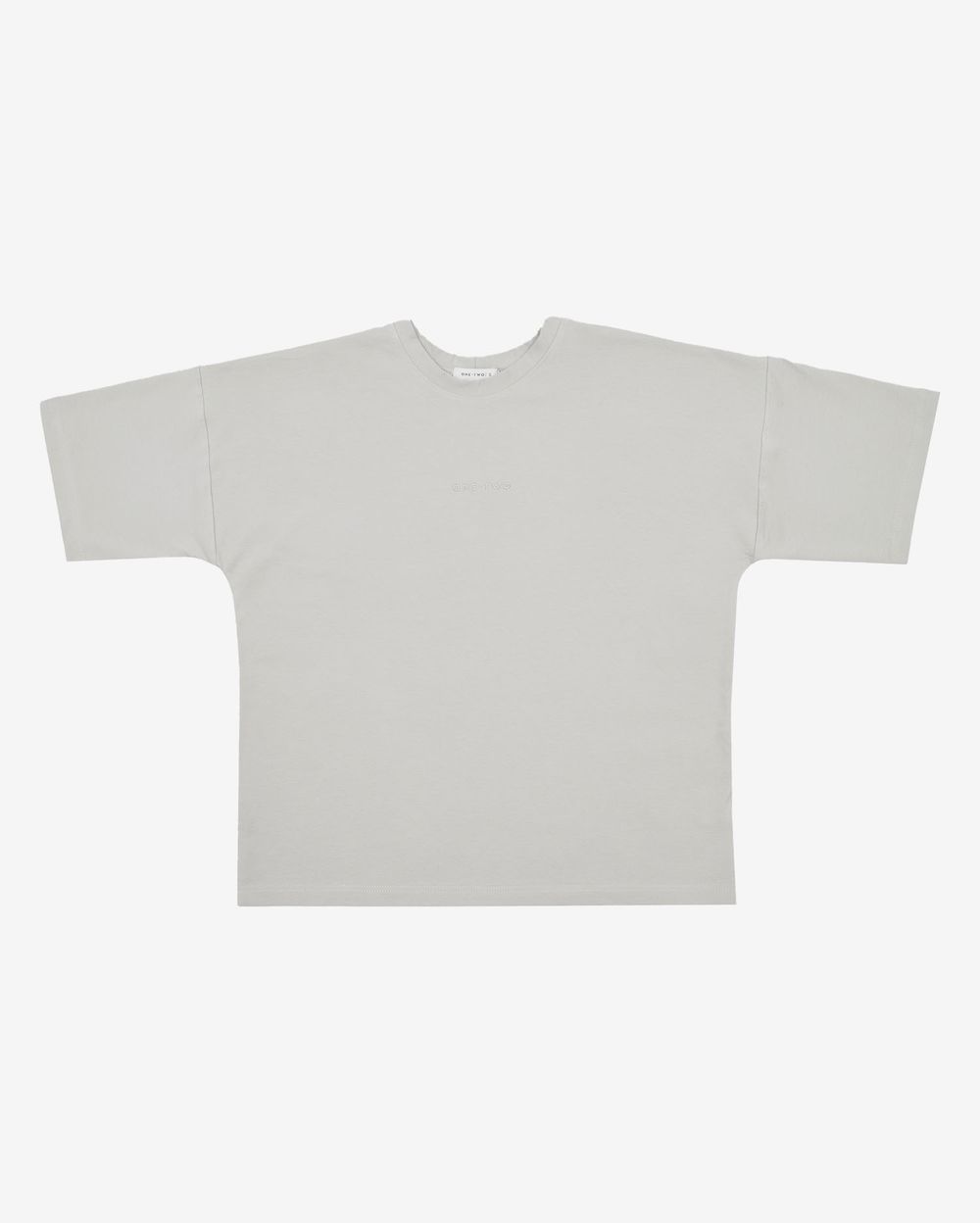 Футболка ONE TWO "T-SHIRT LOGO" Портовый туман
