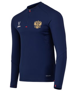 Джемпер тренировочный NATIONAL PerFormDRY Training Zip Top, темно-синий