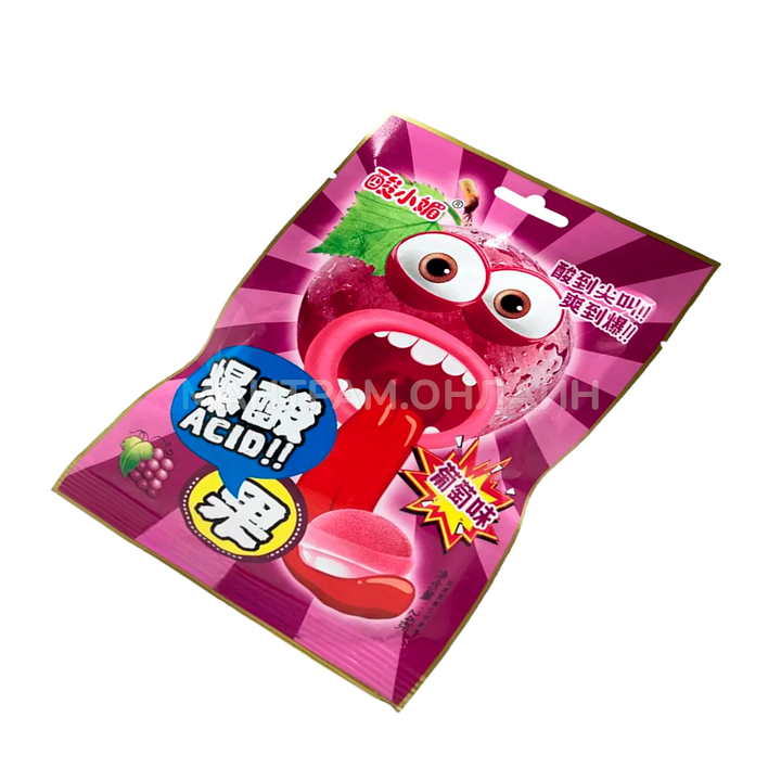 СТОП-ЦЕНА Карамель кислая Dongxu Acid вкус виноград 24 г