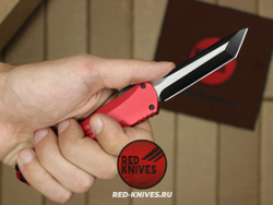 Heretic Knives Manticore-E T/E - красная рук, черный клинок RK/Н103