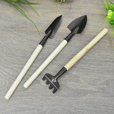 Набор садовый 3 предмета, дерево, металл