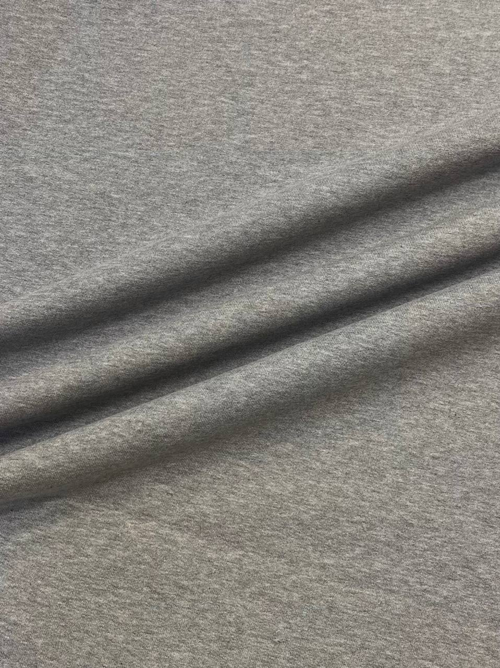 Трикотаж футер хлопковый с начесом Christian Dior серый