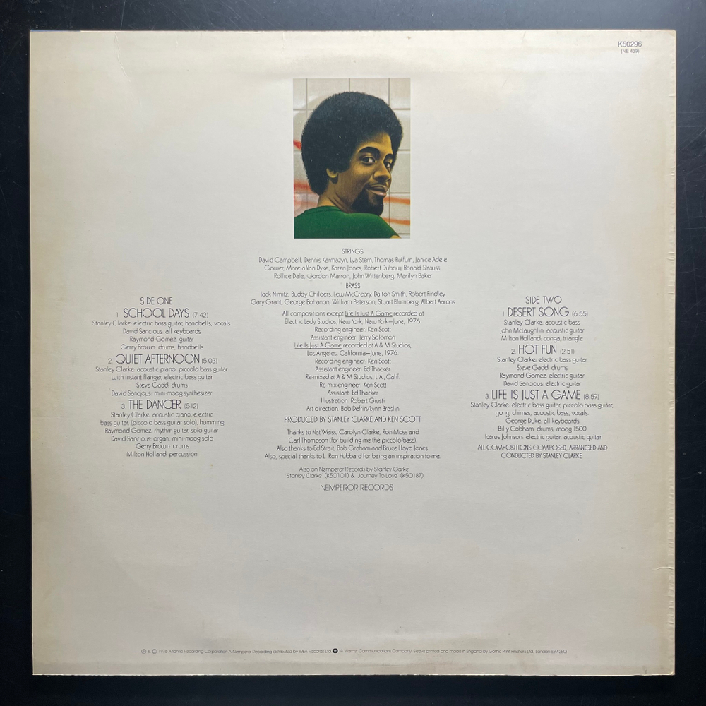 Stanley Clarke ‎– School Days (Англия 1976г.)