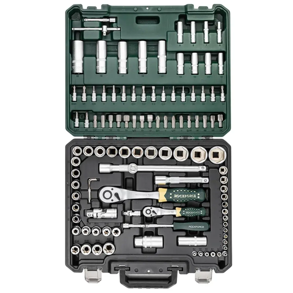 Набор инструментов 108пр. 1/4'', 1/2''(6гр.) RockFORCE RF-41082-5W