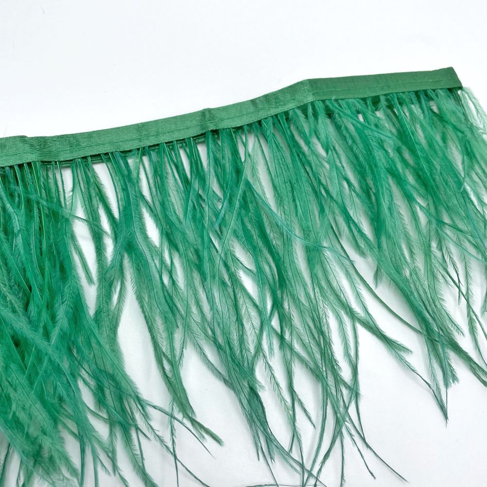 Перья страуса на ленте