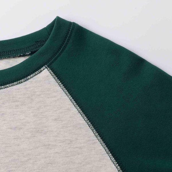 Футболка City серая/зеленая - фото 3