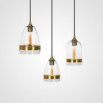 Подвесной светильник в современном стиле со стеклянным плафоном hand-craft GLASSVASE 1