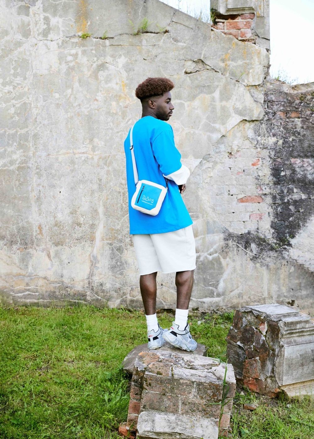 Футболка Called a Garment Re Cycle Синяя