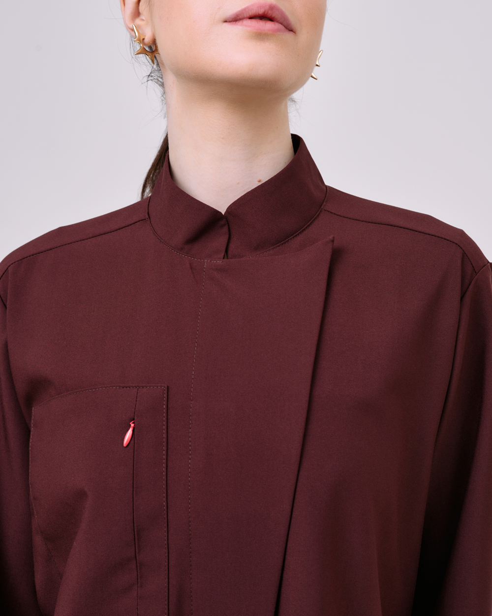 Топ медицинский женский Сартори, шоколад