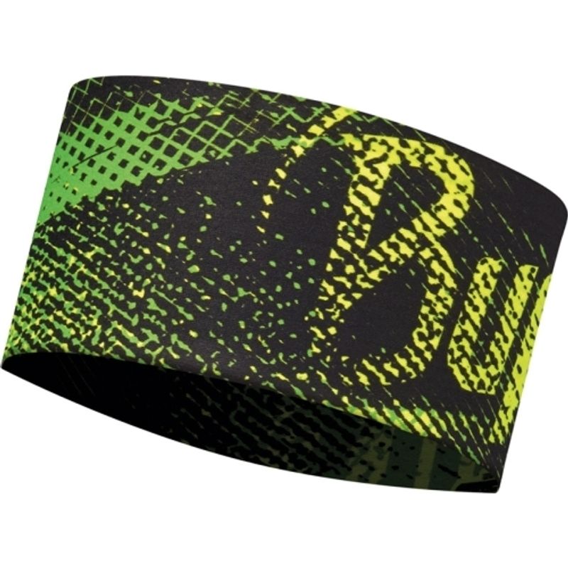 Повязка на голову спортивная Buff Flash Logo Yellow Fluor Фото 1