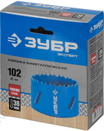 ЗУБР 102 мм, сталь Р6М5, Биметаллическая коронка (29531-102)