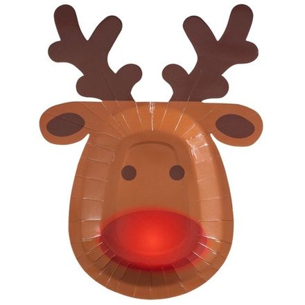 Тарелки "Рождественский олень" 23 см