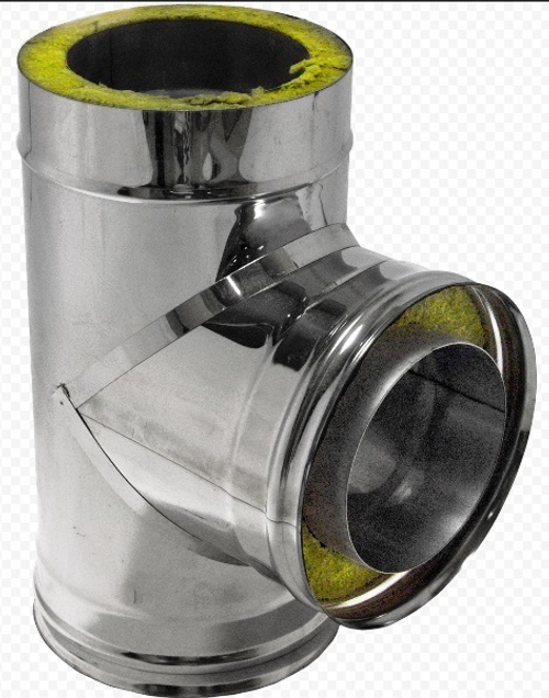 Сэндвич-тройник D110*200 оц+нерж.