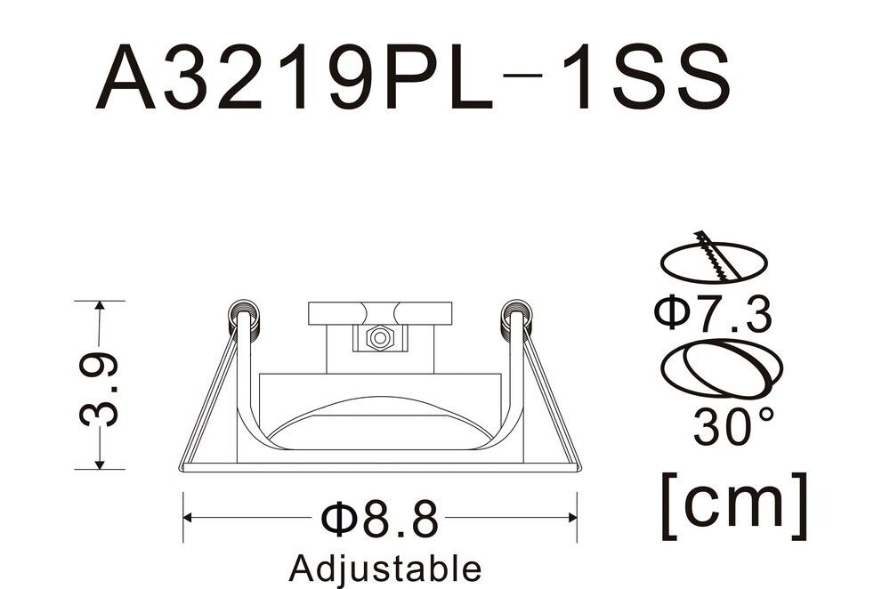 Точечный встраиваемый светильник Arte Lamp