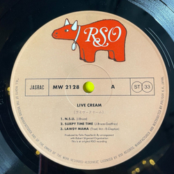 Винтажная виниловая пластинка LP Cream Live (Japan 1975) (Obi) Lawdy Mama