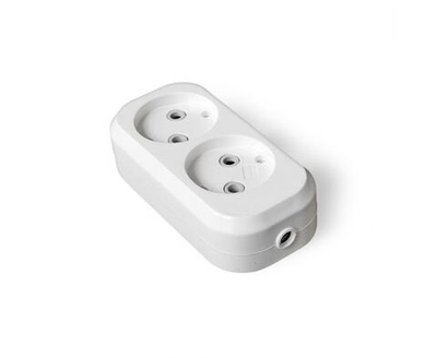 Колодка для удлинителя IONICH 2 гнездо б/з 1517