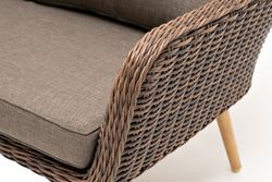 "Прованс" диван из искусственного ротанга трехместный, цвет коричневый