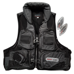 Жилет страховочный Badger Aqua Sport рыбаловный HFM-302-GREY до 120кг -