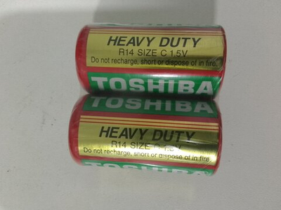 Батарейка Toshiba R14 солевая. Цена за 2шт