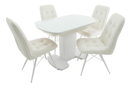 Обеденная группа Аврора Корсика/Стул Аврора Боне 2 (100292, 102130)