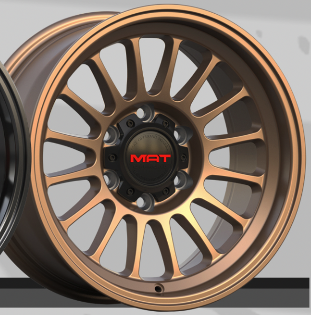 Диск колесный, кованый VB1015 R17 8,0 ET0 MAT OFFROAD Matte Bronze