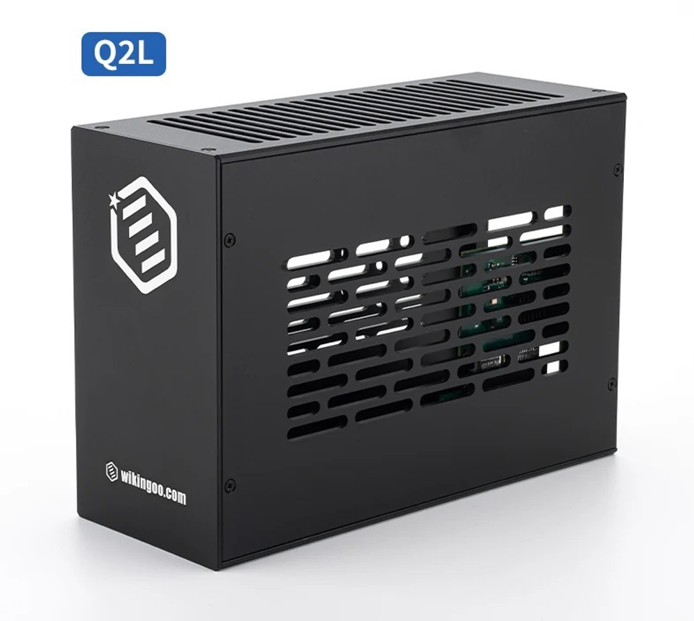 Внешний корпус Wikingoo Q2L с двумя слотами PCIe 4.0 X 16. Thunderbolt 3/4.