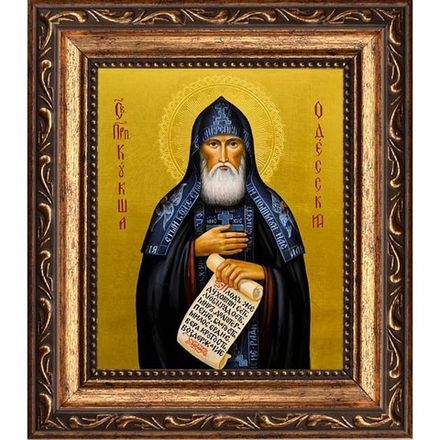 Кукша Одесский преподобный. Икона на холсте.