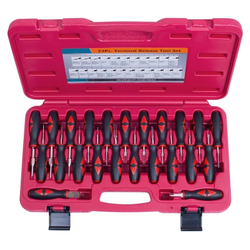 МАСТАК (106-20001C) Набор для демонтажа клемм электропроводки, кейс, 23 предмета