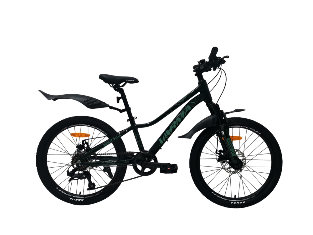Велосипед 22" VARMA BENIT 22DA р.11", 7ск. зеленый  ВРТ 2025
