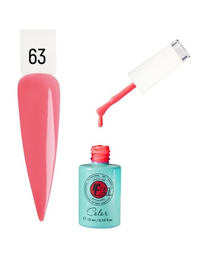 CreaLine Гель-лак UV тон 063 Темно-розовый 10 мл