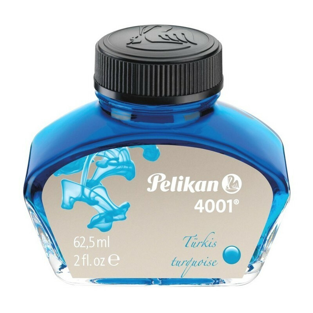Флакон чернил - Pelikan, бирюзовые 62.5 мл.