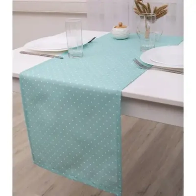 Дорожка декоративная 40х145"Радушная хозяйка (Традиция)» (Горошек мята)