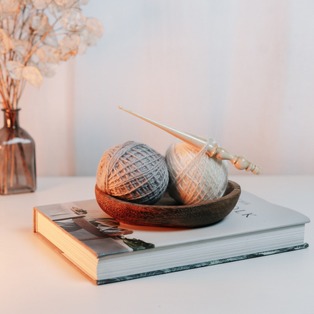 Деревянный крючок для вязания из древесины клена 4 мм. K310