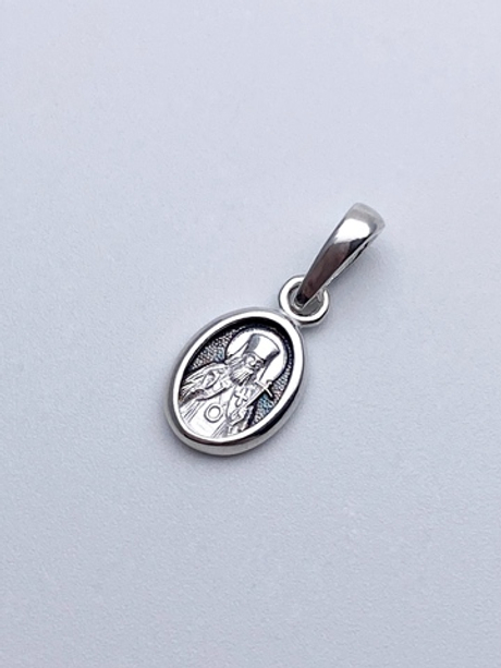 Образок из серебра/Частичное чернение/Лука