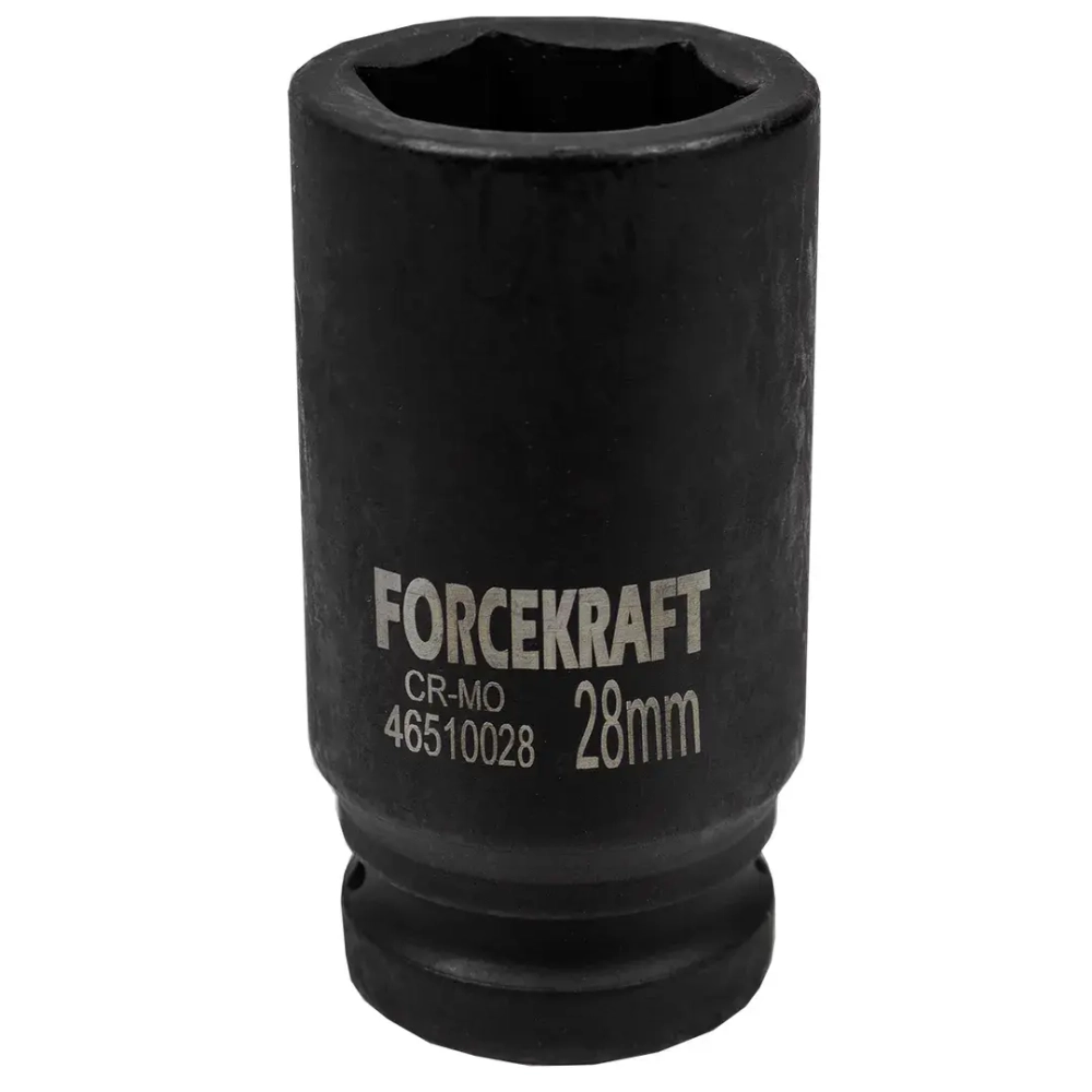 Головка ударная глубокая 3/4'', 28мм (6гр.) FORCEKRAFT FK-46510028