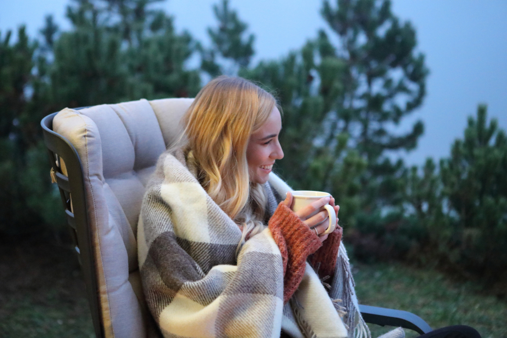 Кресло-качалка пластиковое с подушкой Nardi Folio, антрацит, бежевый