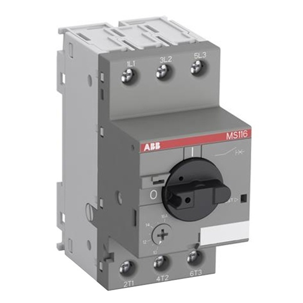 Автомат ABB MS116-16.0 16 кА с регулируемой тепловой защитой 10.0A - 16.0А 1SAM250000R1011