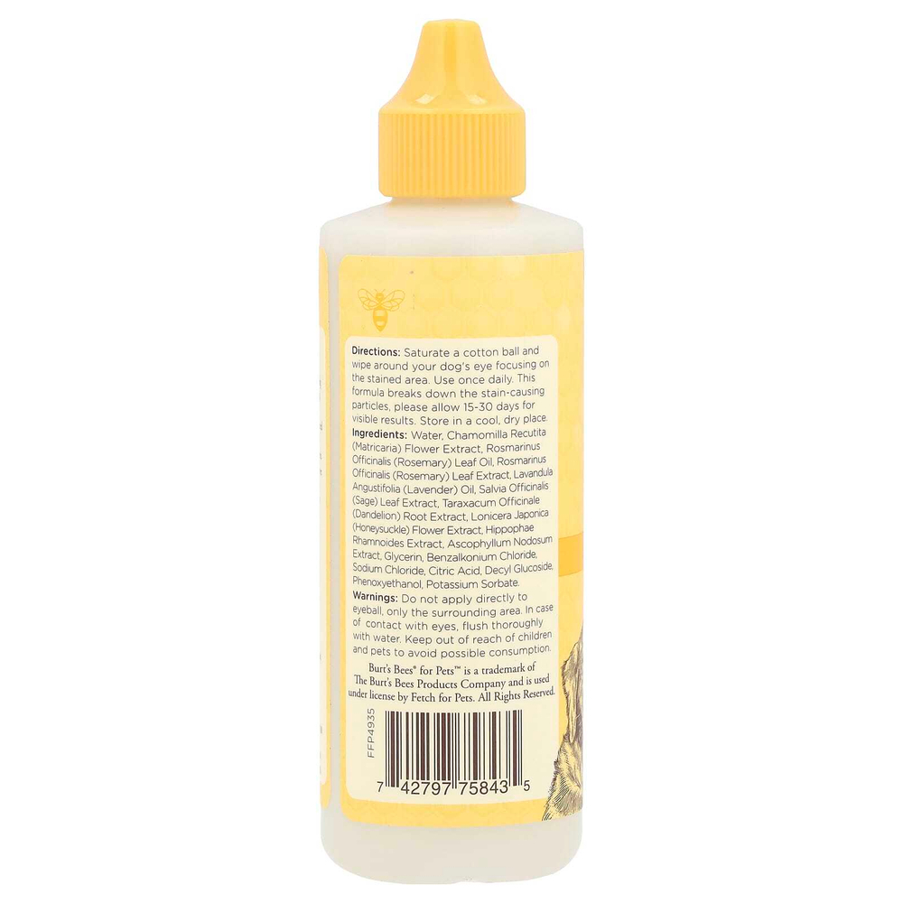Burt's Bees, Пятно от слез с ромашкой, для собак, 118 мл (4 жидк. унц.)