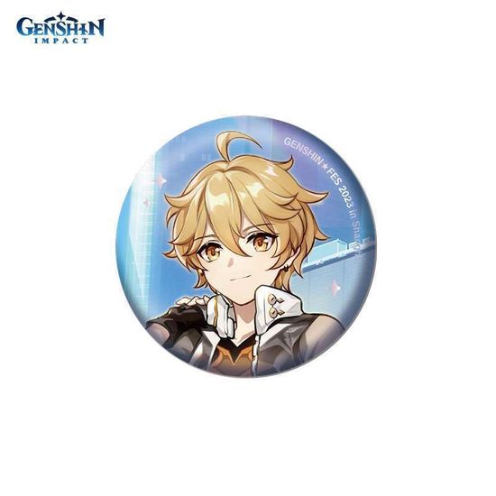 Значок Genshin Fes 2023 Traveler (Aether) 6976068146339