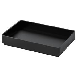 IKEA SKOGSVIKEN  (ИКЕА СКОГСВИКЕН)  -  Поднос, черный, 10x15 см