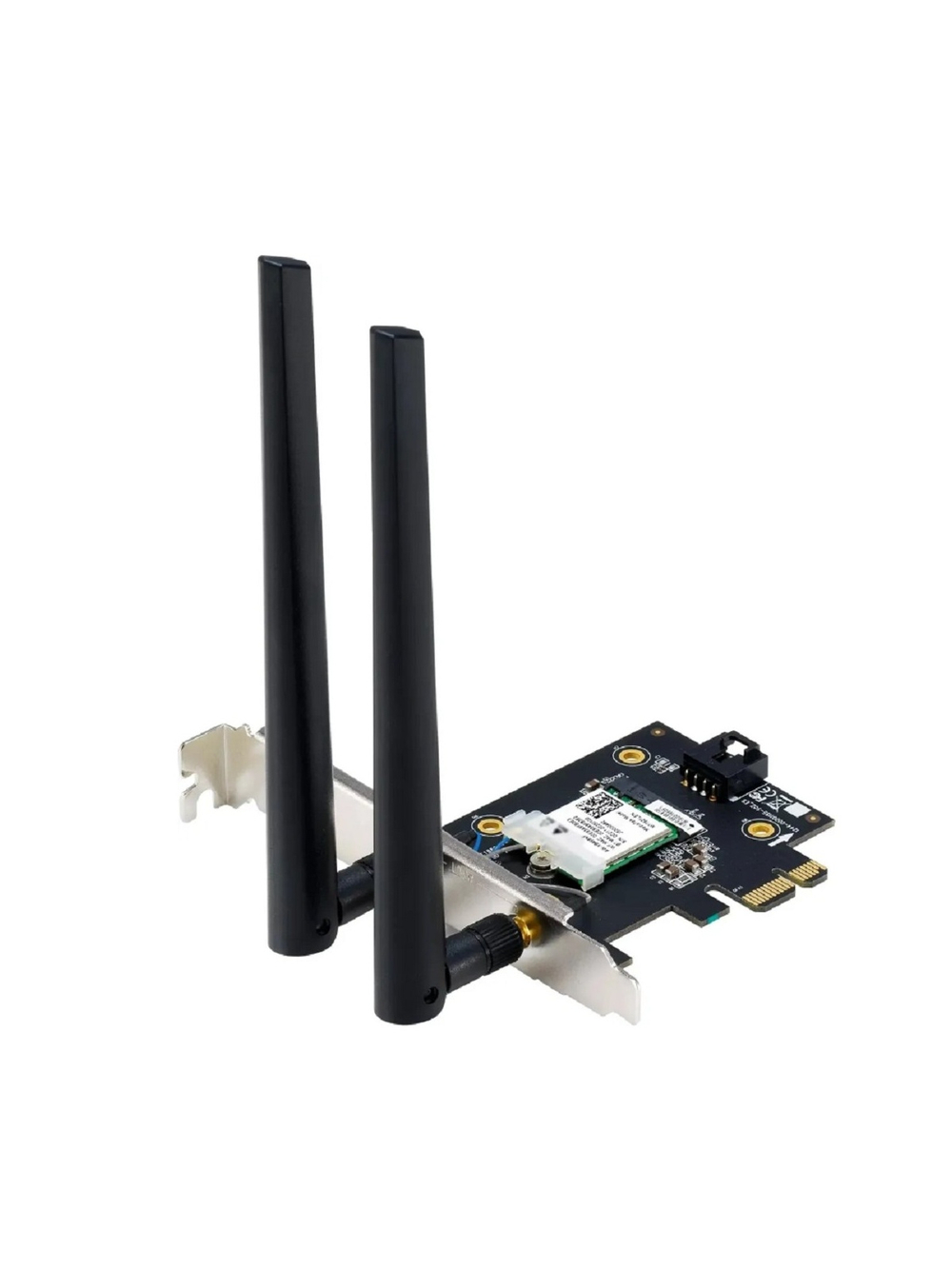 ASUS PCE-BE6500 Беспроводной трехдиапазонный PCI Express адаптер BE6500 + Bluetooth 5.4, внешняя съемная антенна, Wi-Fi 7 (be)