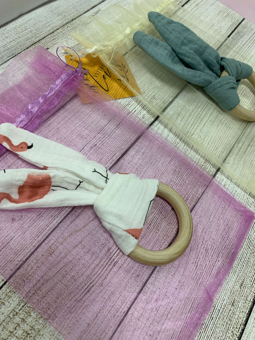 Грызунок "Зайчик" муслиновый (АА)