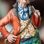 Фарфоровая мануфактура Capodimonte «Охотник с собакой»