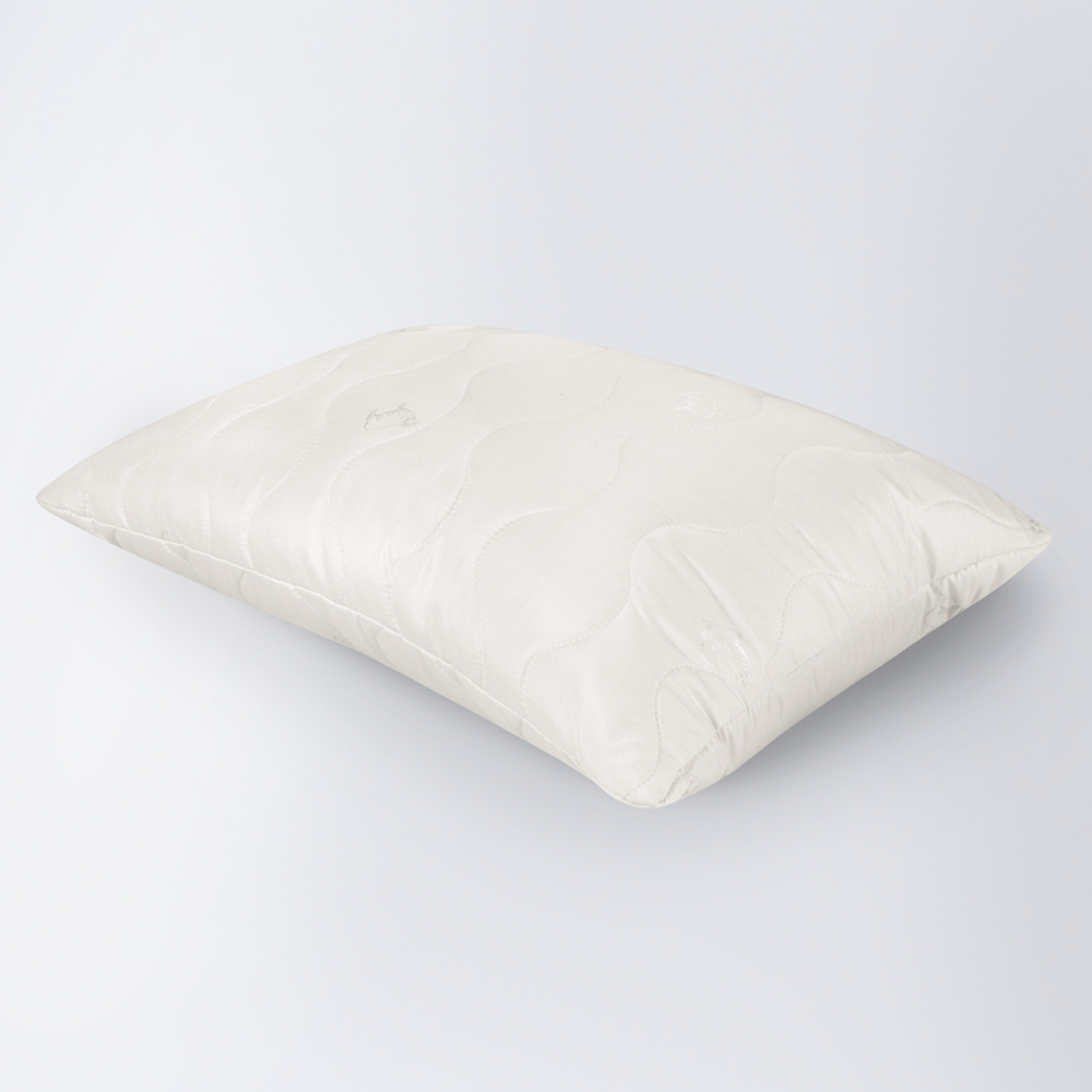 Подушка стеганая 2-х камерная "Овечья шерсть" 68х68